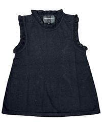 Lindsay Nicholas New York - Frill Crewneck Shell - Lyst