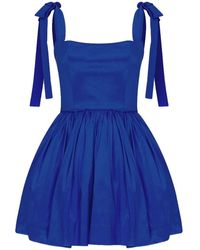 NAZLI CEREN - Sibby Mini Dress In Bleu - Lyst
