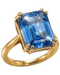 Dainty London - Ocean Topaz Ring - Lyst