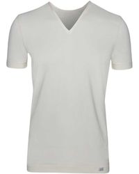 Zd - Zero Defects - Neutrals Ceres V-Neck T-Shirt – Ultra-Soft & Breathable Soy Fiber - Lyst