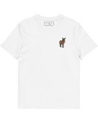 Anchor and Crew - Smart Ass Actual Life Organic Cotton Embroidered T-Shirt - Lyst