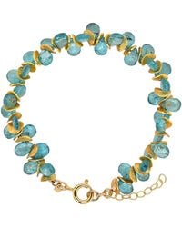 Lori Kaplan Design - Signature Aqua Apatite Bracelet - Lyst