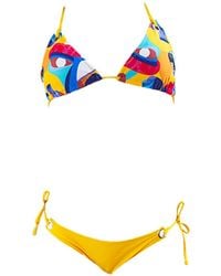 Aulala Paris - Aulala X Risbo Artistic Bikini Set - Lyst