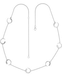 Lucy Quartermaine - Solid Sterling Luna Station Necklace - Lyst