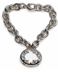 Jagged Halo Jewelry - Heathcliff Chunky Chain Statement Bracelet Stainless Steel Plated - Lyst