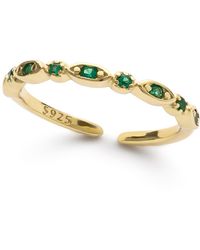 Elk & Bloom - Dainty Crystal Ring - Lyst