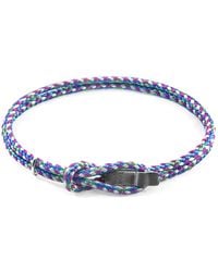 Anchor and Crew - Recycled Rope Signature Silver Bracelet - Lyst
