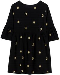 Yumi' - Cosmic Embroidery Cord Tunic Dress - Lyst