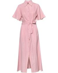 Carolina Benoit - Cafe Au Lait Pearled Dress Bubble - Lyst