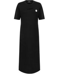 Nocturne - Long Dress With Cutout Detail - Lyst