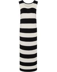 INGMARSON - Striped Slit Dress - Lyst