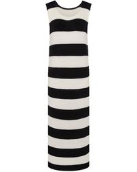 INGMARSON - Striped Slit Dress - Lyst