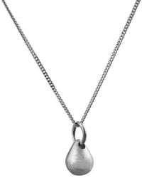Edge Only - Mini Teardrop Pendant Sterling - Lyst