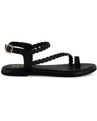Rag & Co - Stallone Braided Flat Sandals By Rag & Co - Lyst