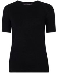 Paul James Knitwear - Midweight Merino Activewear Selene T-Shirt - Lyst