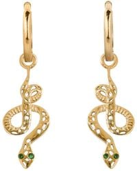 Charlotte's Web Jewellery - Serpentina Huggie Hoops - Lyst