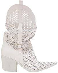 Prologue Shoes - Larry Elasticated Block Heel Boot - Lyst