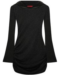 Pcfg - The Solar Reflections Hooded Sheer Draped Beach Dress - Lyst