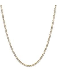 Crystals and Co - Tennis Necklace - Lyst