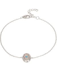 LÁTELITA London - Hamsa Hand Mother Of Pearl With Opal Bracelet - Lyst