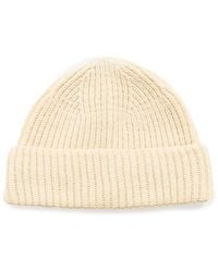 OUBAS - Neutrals British Wool Beanie - Lyst