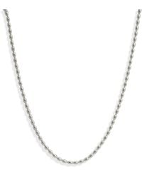Kate Koel - Sterling Oval Bead Chain Necklace - Lyst