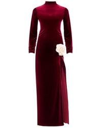 Nur Karaata - Queen Chamber Burgundy Dress - Lyst