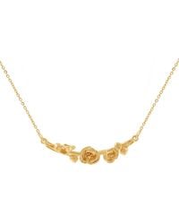 Lee Renee - Poppy & Poppy Seedpod Necklace - Lyst