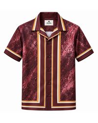 Chic Urban - Velouris Cuban Collar Shirt - Lyst
