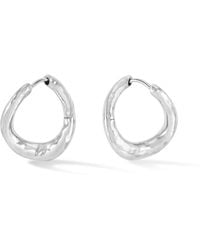 Dower & Hall - Entwined Twist Huggie Hoops - Lyst
