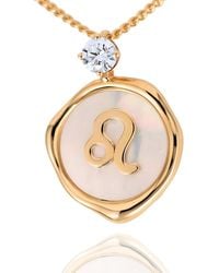 Hinch & Liu - Leo Zodiac Necklace - Lyst