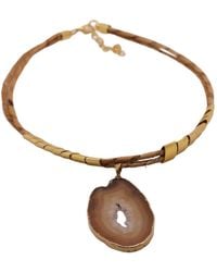 Nart Nature Making Art - The Rock Banana Fiber Necklace - Lyst
