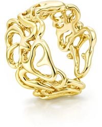 Unaloe - Intertwined Hearts Ring - Lyst