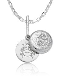 Cartography - Cancer Zodiac Locket Necklace - Lyst