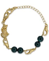 Frenvyrn - Cat Convertible Malachite Bracelet Bag Charm Small - Lyst
