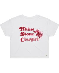 Black Cake - Barbie Girl Bling Glitter Rhinestone Cowgirl Tee - Lyst