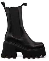 LAMODA - Wipe Out Chunky Platform Ankle Boots - Lyst