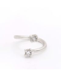Gabriella Alicia - Sapphire Toi Et Moi Wrap Ring - Lyst