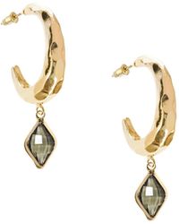 Adriana Pappas Designs - Glitzy Drip Hoops - Lyst