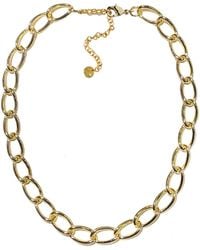 Adriana Pappas Designs - Oval Curb Link Necklace - Lyst