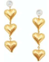 Adriana Pappas Designs - Heart Of Earrings - Lyst