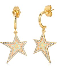 Glamrocks Jewelry - Shine On Hoops - Lyst