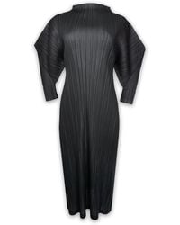 Wild Cosmos - Hera Plissé Satin Sculpture Dress - Lyst