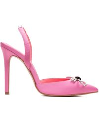 Ginissima - Albertinne Pink Satin Shoes - Lyst