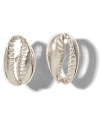 Jaredjamin - Cowrie Stud Post Earrings - Lyst