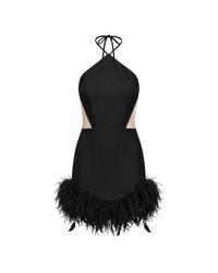Nomi Fame - Peony Mini Halter Neck Dress - Lyst
