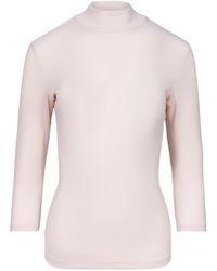Oh!Zuza - Neutrals Rib Rollneck Top - Lyst