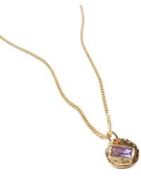 Muru - Mini February Birthstone Necklace - Lyst