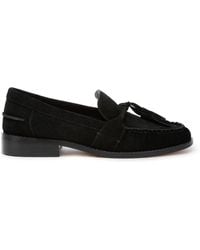 Rag & Co - Rhone Tassels Detail Genuine Suede Loafers - Lyst