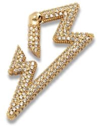 Jaredjamin - Lightning Bolt Pavé Clicker Clasp - Lyst